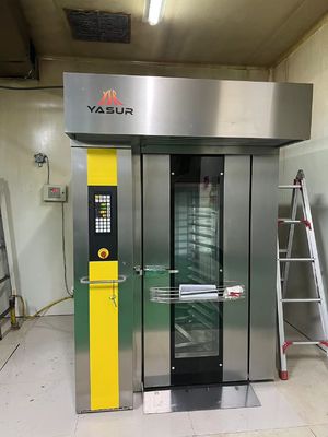 40x60cm Rek 36 van Oven Diesel Rotary Oven Double van het Bakkerijrek Dienbladen voor de Cakespizza van het Bakselbrood