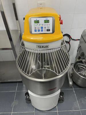 Van het de Mixerroestvrije staal van het 110 Pond de Spiraalvormige Deeg Machine van het de Snelheids Spiraalvormige Deeg Dubbele