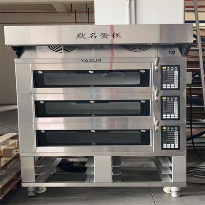 11kw klein Bakkerijdek Oven European 6 Dienblad 3 Oven 40X60cm van de Dekpizza