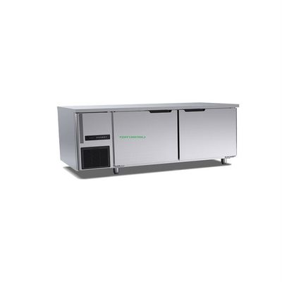 260l commerciële Rechte Koelere 1200×700×800mm Twee Deur220v Commerciële Verticale Diepvriezer
