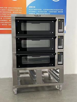Yasur 9 de Oven van de het Dekbakkerij van Tray Bakery Deck Oven Electric 300c 40x60 3
