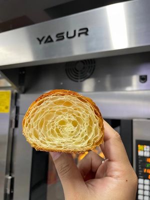 De Convectie Oven Rotary Oven Five Trays 40X60cm van de stoombakkerij Deense Croissantbrood en Gebakjeoven 9.5Kw