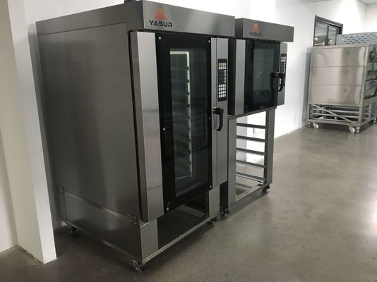 De Convectie Oven Rotary Oven Five Trays 40X60cm van de stoombakkerij Deense Croissantbrood en Gebakjeoven 9.5Kw