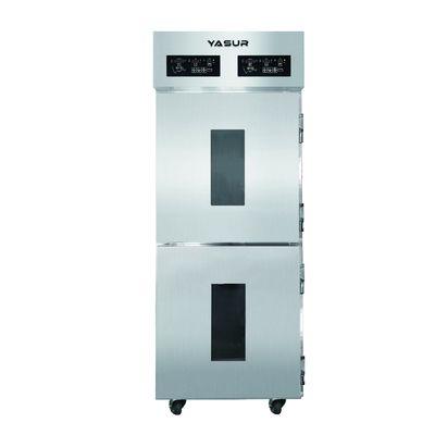 De dubbele Vertrager Proofer Yasur van het Kabinetsdeeg 36 Dienbladen bereik-in Type40x60 Cm Dienbladen 4kw