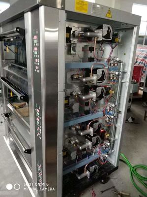 Modulaire Oven 40X60cm 3 Dek 9 van het Bakkerijdek Tray Gas Oven With Steam-Steen voor Pizzabaksel