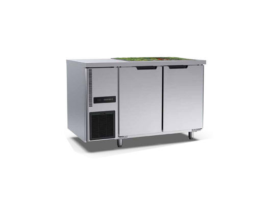 3 deur Commerciële Rechte Diepvriezer 1800×700×800mm Roestvrij staal voor Bakkerijhotel