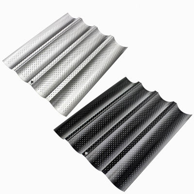 Voedingsdienst NSF 5 het Brood Verglaasde Baksel Tray French Bread Pan van Aluminiumbaguette