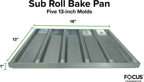 Dienblad van het het Broodjesbaksel van de aluminium het Subsandwich en Bakselpan