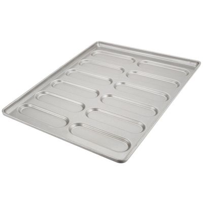 Maakte het 41055 Verglaasde Gealuminiseerde Staal het Broodje Pan Tray van de Beëindigenitaliaanse sandwich rond