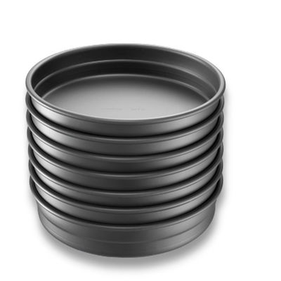 9 de“ Geperforeerde Pan van Tray Anodized Round Perforated Pizza van het Aluminiumbaksel