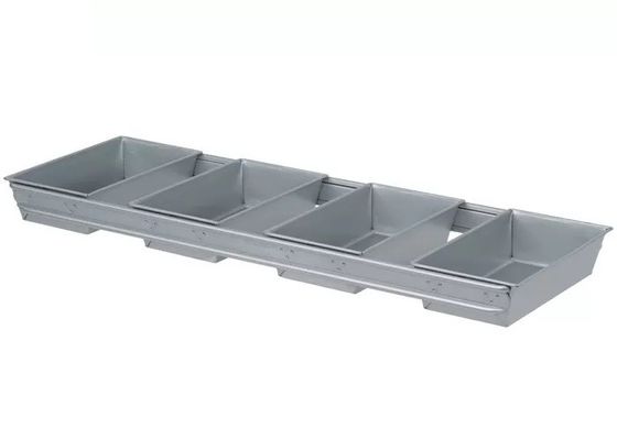 De Riem Pan/4 van het voedingsdienstnsf Commerciële 9“ Pullman Brood 5-5/8 door 3-1/8-duim Brood Pan Set