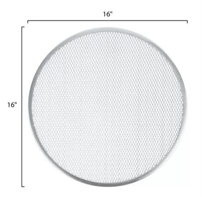 Voedingsdienst NSF 1mm de Grill Pan Aluminum Mesh Pizza Tray van de Roestvrij staalbarbecue