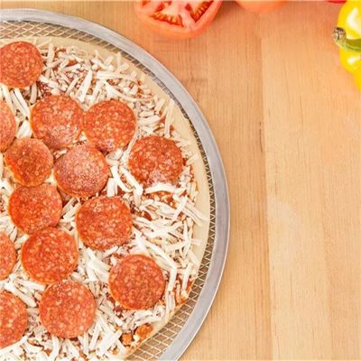 Voedingsdienst NSF 1mm de Grill Pan Aluminum Mesh Pizza Tray van de Roestvrij staalbarbecue