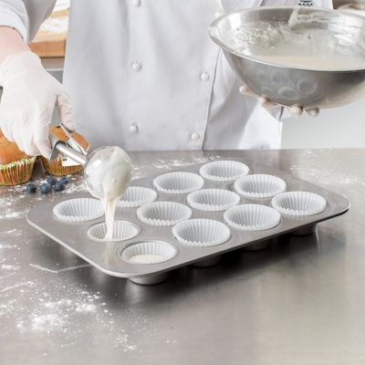 Gecanneleerd Verglaasd Op zwaar werk berekend Dienblad 1.5mm Gealuminiseerd Staal 12 van het Aluminiumbaksel Compartiment