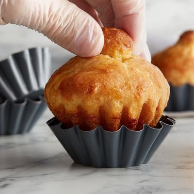 Vorm van de Vormmini fluted brioche cake pan van Cupcake van het voedingsdienstnsf Telfon Nonstick Aluminium