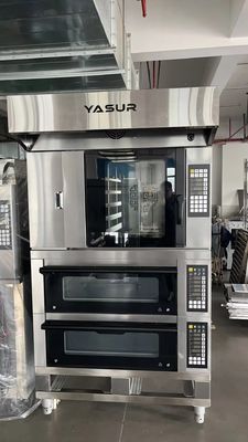 Van het de Bakkerijdek van Pizzahutdomino's Oven 3 Dek 220V/380V voor 6“ 9“ 12“ Ronde Pizzapannen