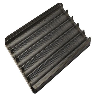 600x400 van de het Dienblad800x600 18X26 Duim van het aluminiumbaksel het Broodbaksel Tray Commercial Nonstick van Baguette