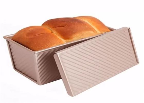 Het Broodpannen Golfbrood Pan Bread Tin van het voedingsdienstnsf Gouden Nonstick Aluminium
