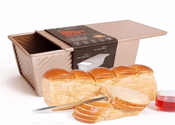 Het Broodpannen Golfbrood Pan Bread Tin van het voedingsdienstnsf Gouden Nonstick Aluminium