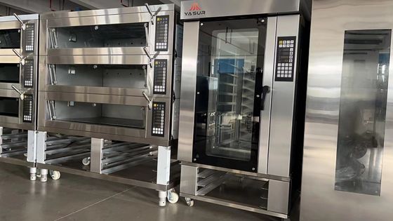 De Convectieoven 40X60cm van de tien die Dienbladenbakkerij voor Breadtalk wordt gebouwd